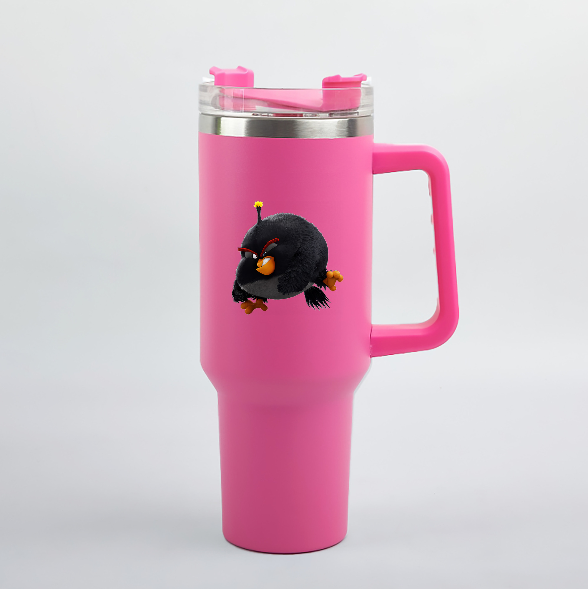 （画像用） Angry Birds アングリーバード 1200mL車用タンブラー（カラープリント）